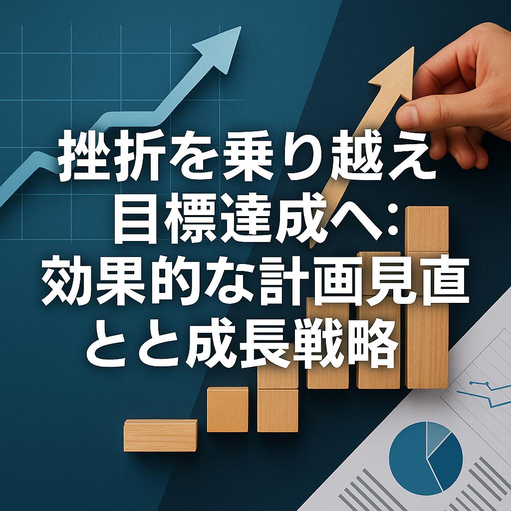 挫折を乗り越え目標達成へ：効果的な計画見直しと成長戦略
