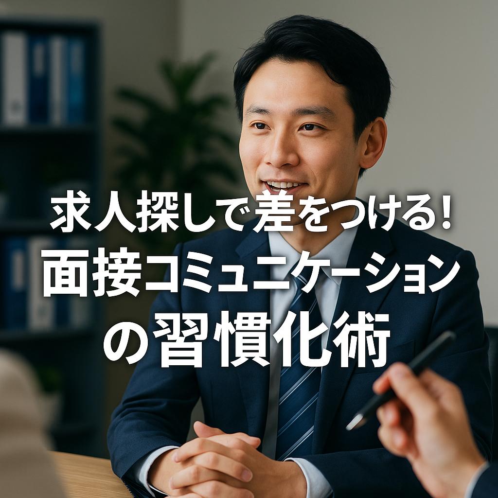 求人探しで差をつける！面接コミュニケーションの習慣化術