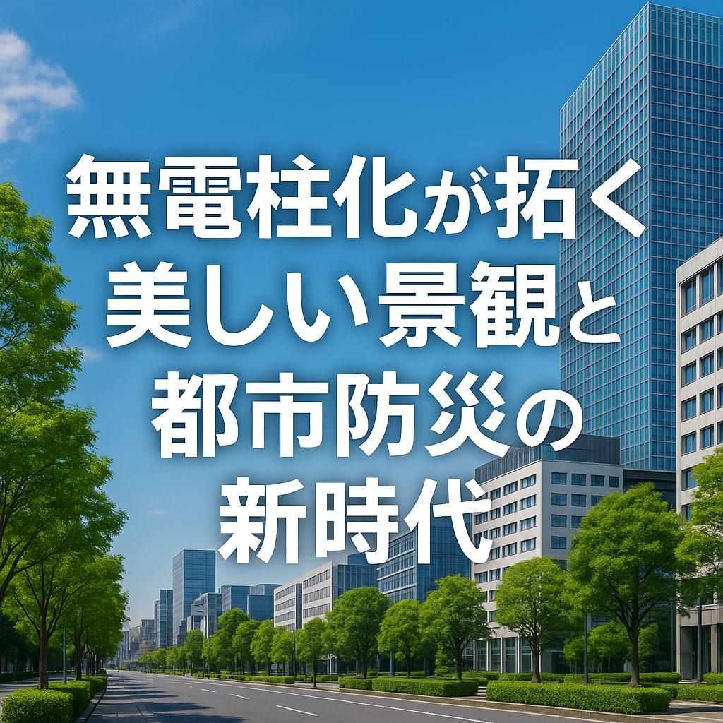 無電柱化が拓く美しい景観と都市防災の新時代