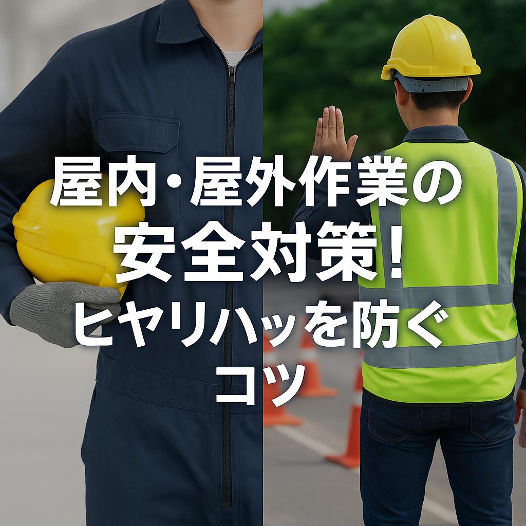 屋内・屋外作業の安全対策！ヒヤリハットを防ぐコツ