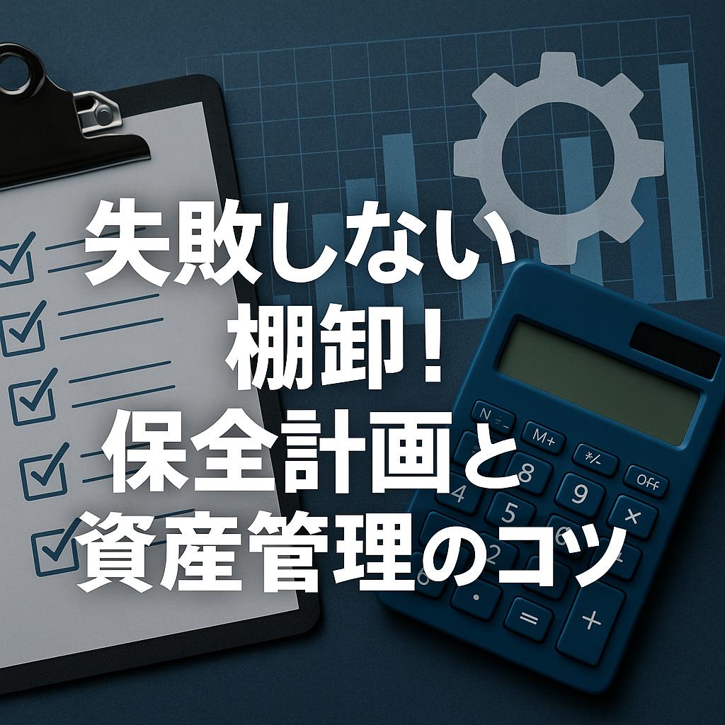 失敗しない棚卸！保全計画と資産管理のコツ
