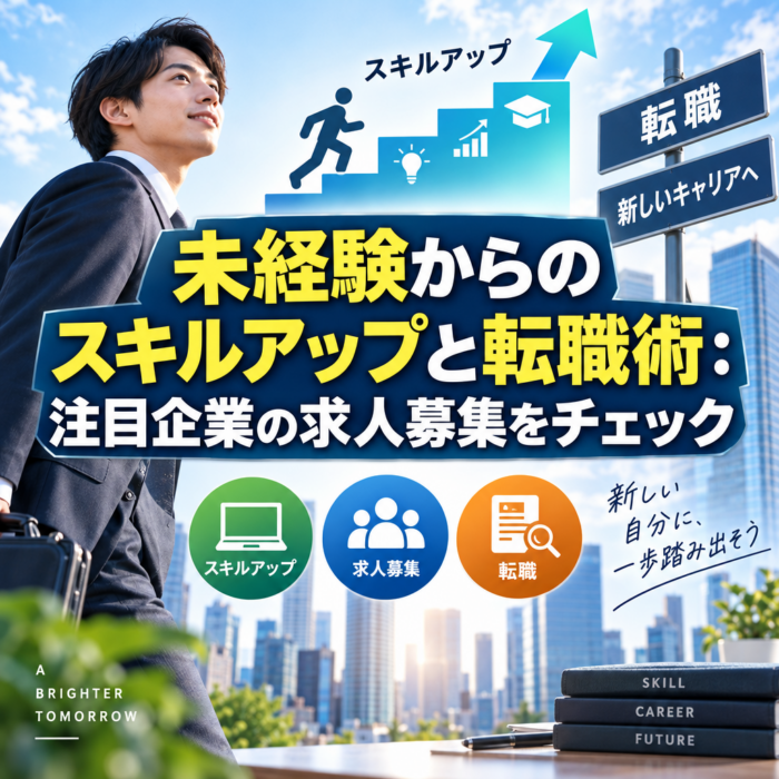 未経験からのスキルアップと転職術：注目企業の求人募集をチェック